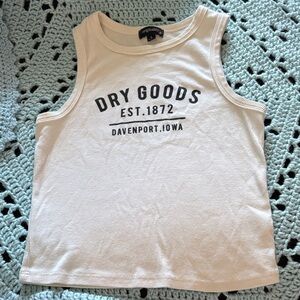 Cream Dry Goods Halter Top
